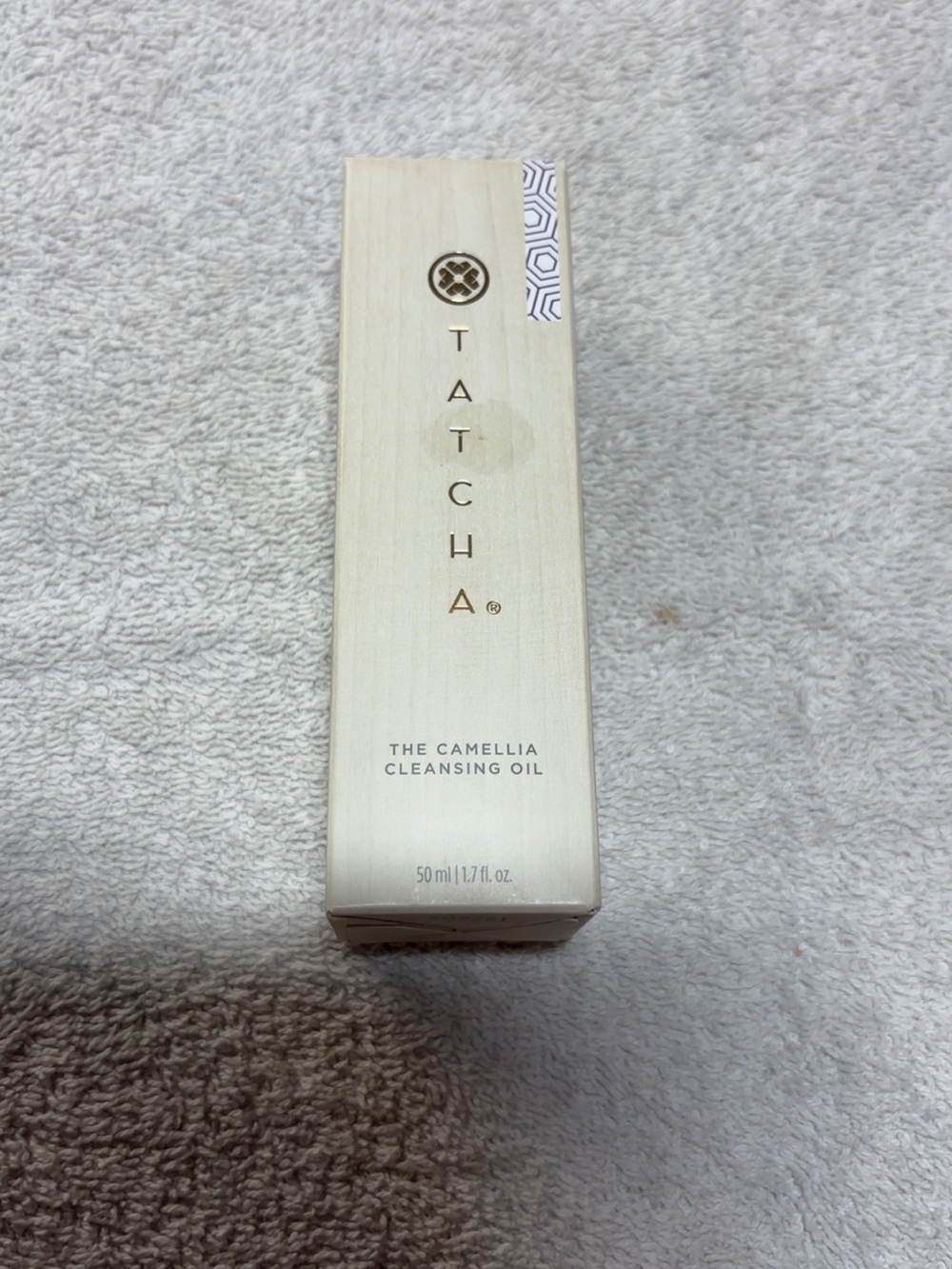 Skincare product box text